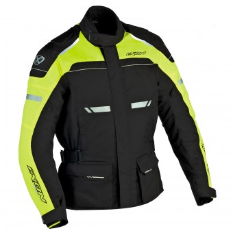 Cazadora moto Ixon Fjord Negro Amarillo
