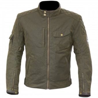 Cazadora moto Merlin Hamstall Wax Cotton Brown Cazadora moto Merlin Hamstall Wax Cotton Brown