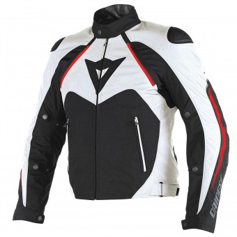Cazadora moto Dainese Hawker D-Dry Black White Red