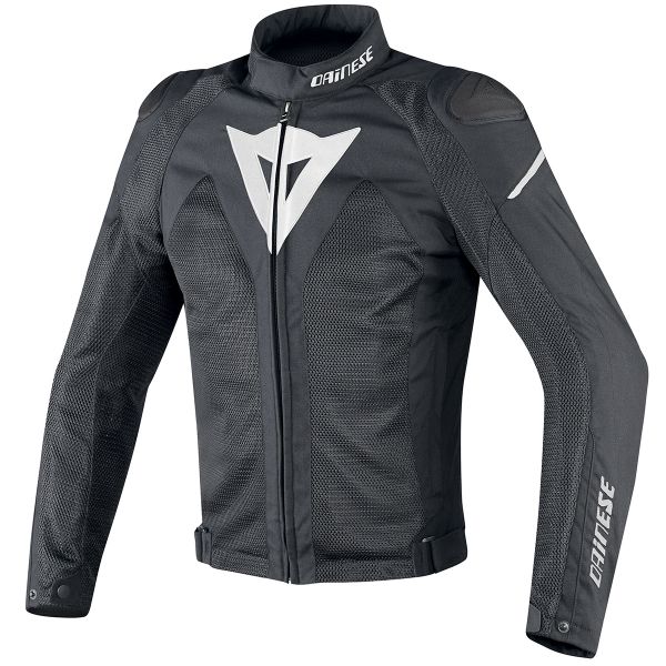 Cazadora moto Dainese Hyper Flux D-Dry Black White