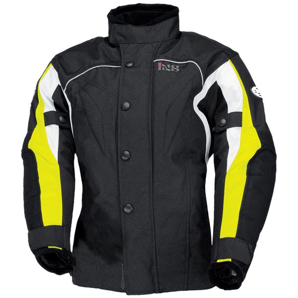 Chaquetas moto IXS Jamie II Black Yellow White Kid
