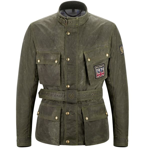 Chaquetas moto Belstaff Jubilee Trialmaster Soy British Green