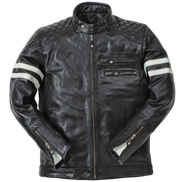 Cazadora moto Ride & Sons Magnificient Buffalo Skin Black