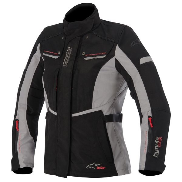 Chaquetas moto Alpinestars Stella Bogota Drystar Black Dark Gray Chaquetas moto Alpinestars Stella Bogota Drystar Black Dark Gray