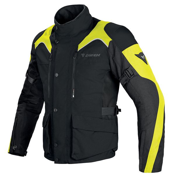 Chaquetas moto Dainese Tempest D-Dry Black Yellow Fluo Chaquetas moto Dainese Tempest D-Dry Black Yellow Fluo