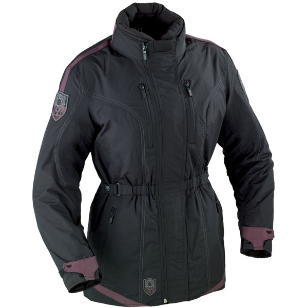 Chaquetas moto Ixon Altesse Negro Ciruela