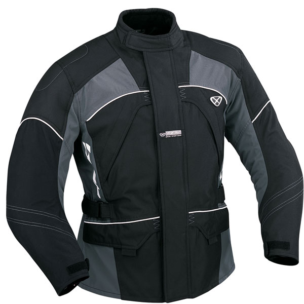 Chaquetas moto Ixon Fire Negro Gris