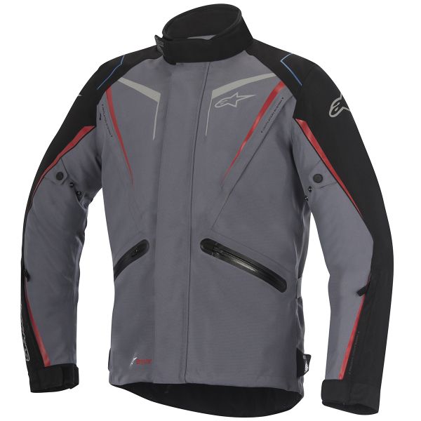 Chaquetas moto Alpinestars Yokohama Drystar Dark Grey Red Chaquetas moto Alpinestars Yokohama Drystar Dark Grey Red