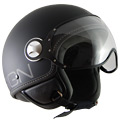 casco moto Momo Design Fighter Negro Titanio Mate OST