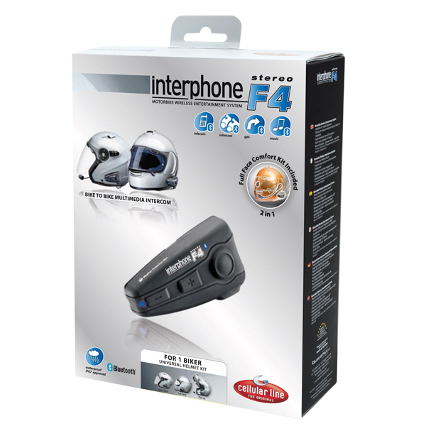 Accesorios Moto  Cellular Line F4+ Single