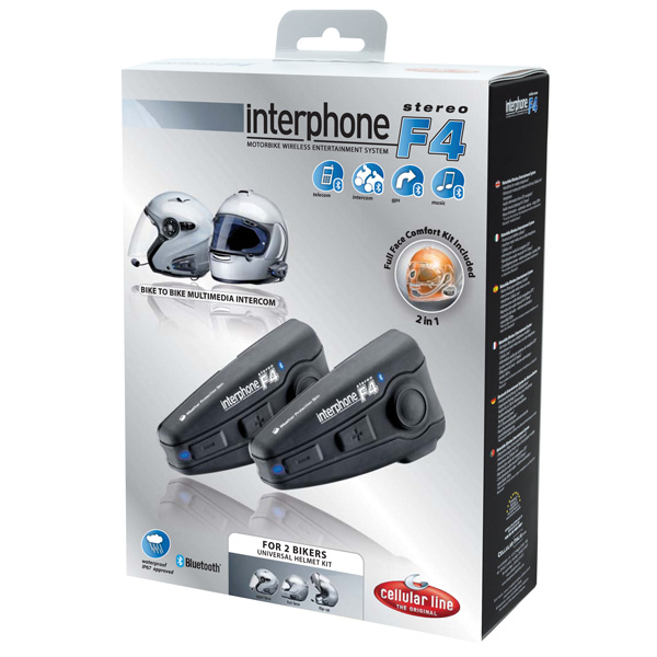 Accesorios Moto  Cellular Line F4+ Twin Pack