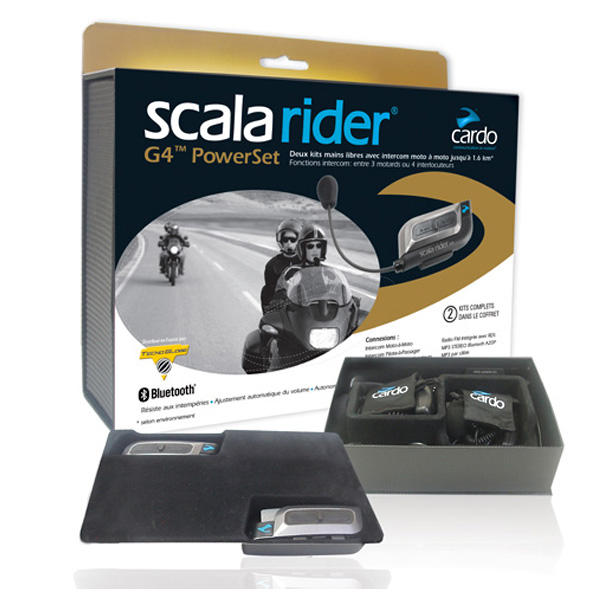 Accesorios Moto  Cardo Scala G4 Power Set