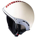 casco moto Momo Design Mini Momo Crema Mate