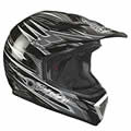 casco moto Lazer MX7 Hotrod Negro Gris Mate