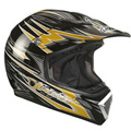 Cross Lazer MX7 Hotrod Negro Oro Mate