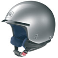 casco moto Nolan N20 Peak Classic Plata