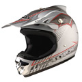 casco moto Torx Peter Vampir Plata