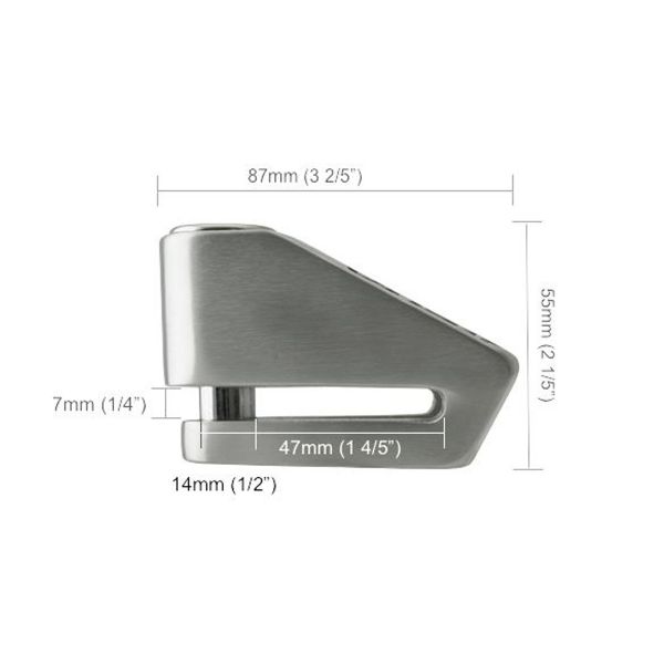 Xena Bloqueo de Disco X2 Carbono SRA