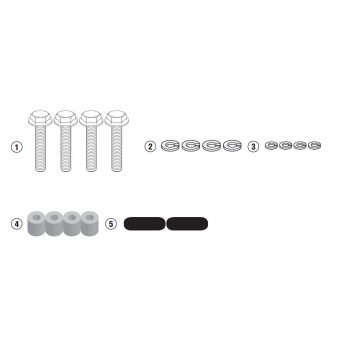 Kit de Fijación para Maleta Givi Kit Específico 2130KIT Yamaha Tracer 700 (16-20) Kit de Fijación para Maleta Givi Kit Específico 2130KIT Yamaha Tracer 700 (16-20)