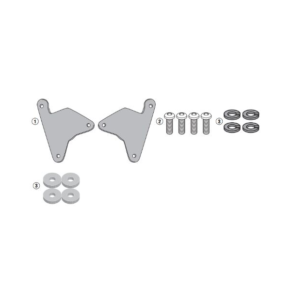 Kit de Fijacin para Maleta Givi Kit Especfico 1179KIT Honda CRF1100L Africa Twin (20)