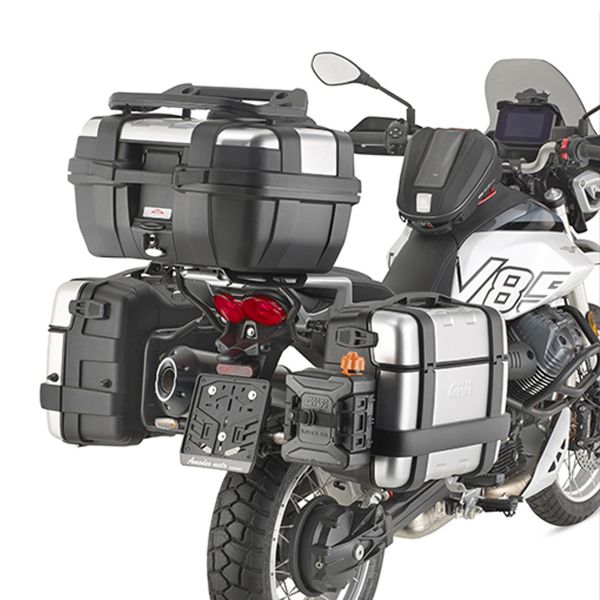 Kit de Fijaci�n para Maleta Givi Portaequipajes Monokey para Moto Guzzi V85TT (24–26)
