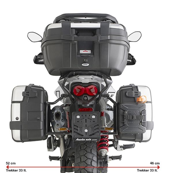 Givi Portaequipajes Monokey para Moto Guzzi V85TT (24–26)