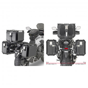 Kit de Fijación para Maleta Givi Soporte Maletas Trekker Outback PLO1171CAM Honda CB500X (19-21) Kit de Fijación para Maleta Givi Soporte Maletas Trekker Outback PLO1171CAM Honda CB500X (19-21)