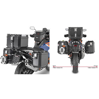 Kit de Fijacin para Maleta Givi Portaequipajes Trekker Outback PLO7713CAM KTM 1290 Super Adventure (21)