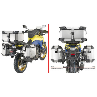 Kit de Fijacin para Maleta Givi Portaequipajes Trekker Outback PLOS3125CAM Suzuki V-Strom 800 (23)
