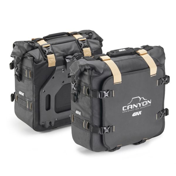 Alforjas Moto Givi Bolsas laterales Monokey Canyon de 25 litros