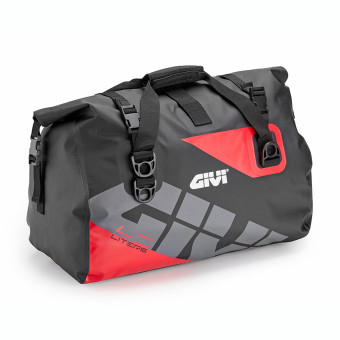Bolsas de asiento Givi Bolsa de sillín EA115GRB Impermeable 40L Gris Rojo Bolsas de asiento Givi Bolsa de sillín EA115GRB Impermeable 40L Gris Rojo
