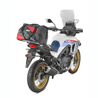 Givi Bolsa de sillín EA115GRB Impermeable 40L Gris Rojo