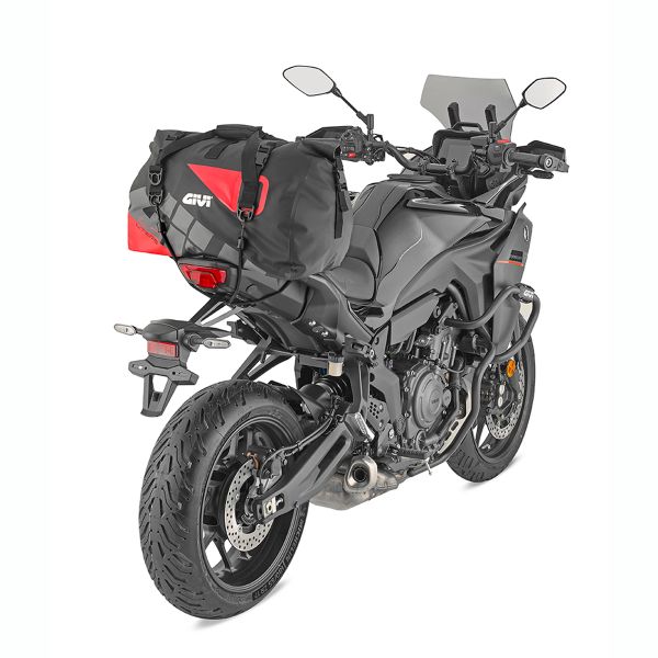 Givi Bolsa de sillín EA115GRB Impermeable 40L Gris Rojo