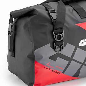 Givi Bolsa de sillín EA115GRB Impermeable 40L Gris Rojo
