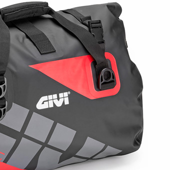 Givi Bolsa de sillín EA115GRB Impermeable 40L Gris Rojo