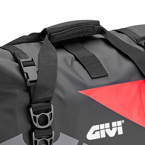 Givi Bolsa de sillín EA115GRB Impermeable 40L Gris Rojo