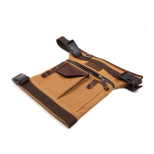 Bolsa de pierna Helstons Bolsa de pierna marrn beige