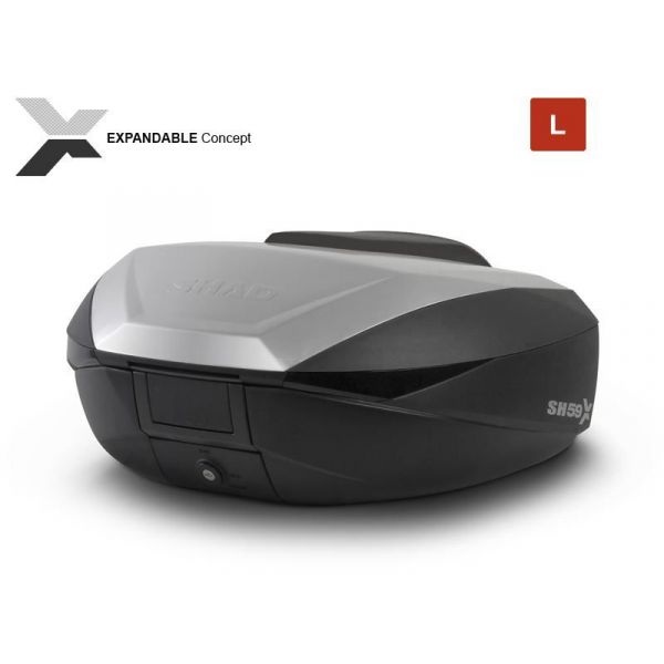 Shad Top Case SH59X Extensible Aluminio