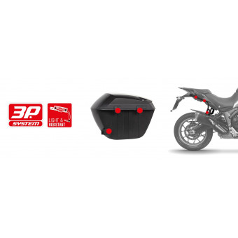 Shad Maletas Laterales SH23 Negro Pack