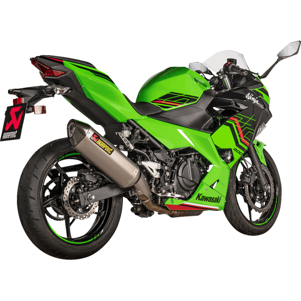 Akrapovic Titanio/Carbono Kawasaki Ninja 400/Z400 (18-23)