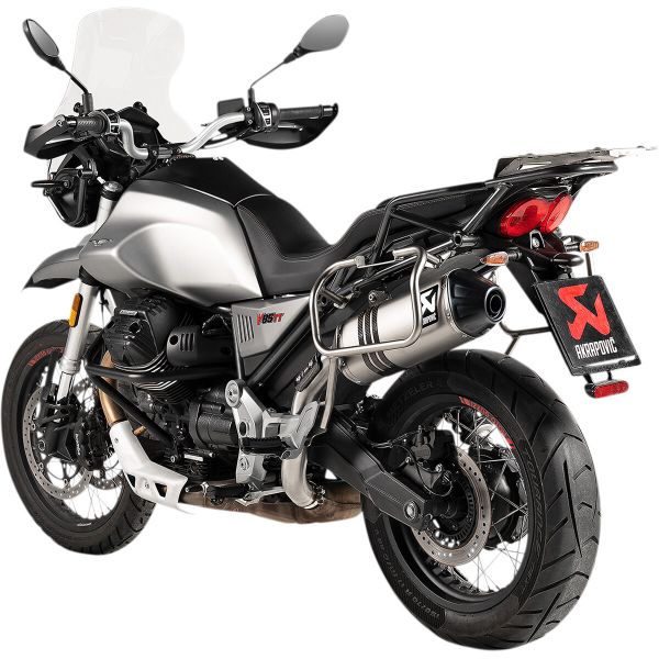 Akrapovic Titanio/Carbono Moto Guzzi V85 (18-23)