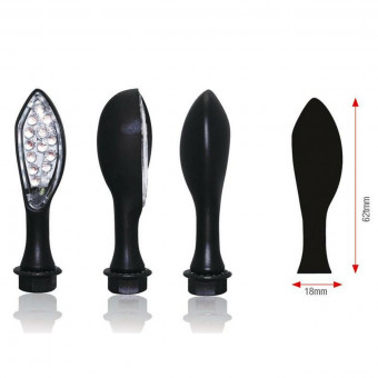 Intermitentes Moto y Scooter Bihr Tapas LED Negro