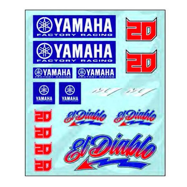 Kit Adhesivos Moto FABIO QUARTARARO Big Stickers 20 Yamaha Multicolor Kit Adhesivos Moto FABIO QUARTARARO Big Stickers 20 Yamaha Multicolor