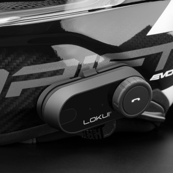 HJC i80 N.Grey + Kit Bluetooth Lokui K30