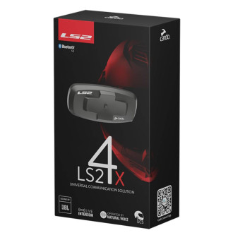 LS2 Advant X Metryk Matt Titanium FF901 + Kit Bluetooth 4X Cardo