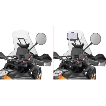 Soportes smartphone Givi Soporte Chasis GPS Smartphone KTM 790/890 Adventure (23) Soportes smartphone Givi Soporte Chasis GPS Smartphone KTM 790/890 Adventure (23)