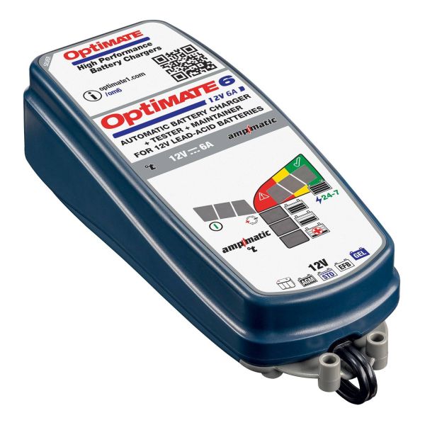 Cargadores Tecmate Optimate 6 Amp-Matic
