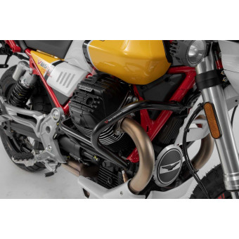 Protecciones caja y tapones SW-MOTECH Crash Bar Moto Guzzi V85TT (19-24)