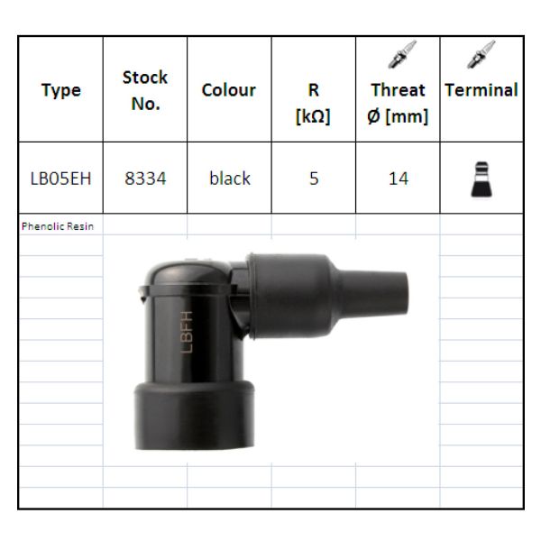 Capuch�n buj�a NGK LB05EH