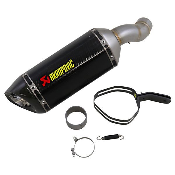 Silenciador Akrapovic Titane/Carbone Kawasaki Ninja 400/Z400 2018-2020
